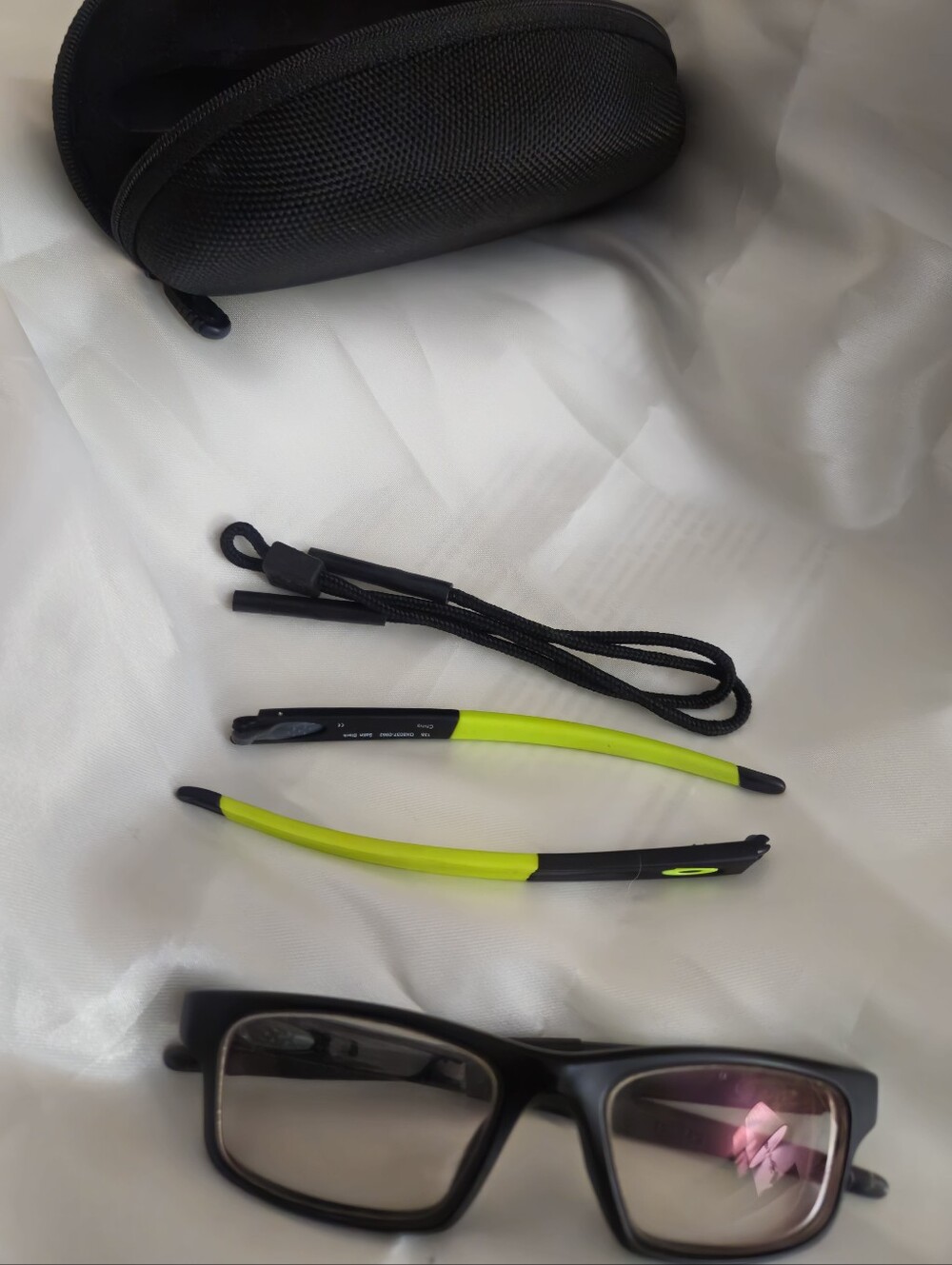 Oakley "Crosslink" Black Eyeglasses Frames With Lots Of Extras Included